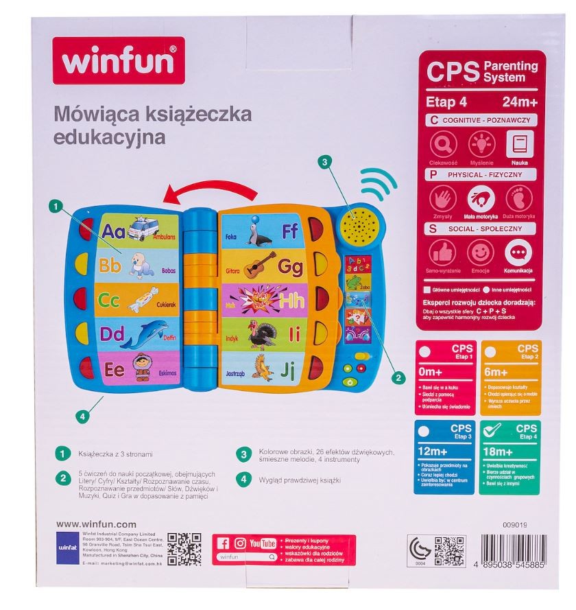 Užsiėmimų knyga winfun 009019