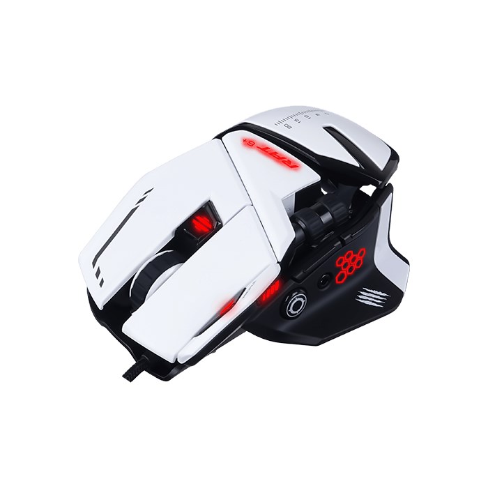 Laidinė pelė mad catz r.a.t. 6+ white (mr04dcinwh000-0)
