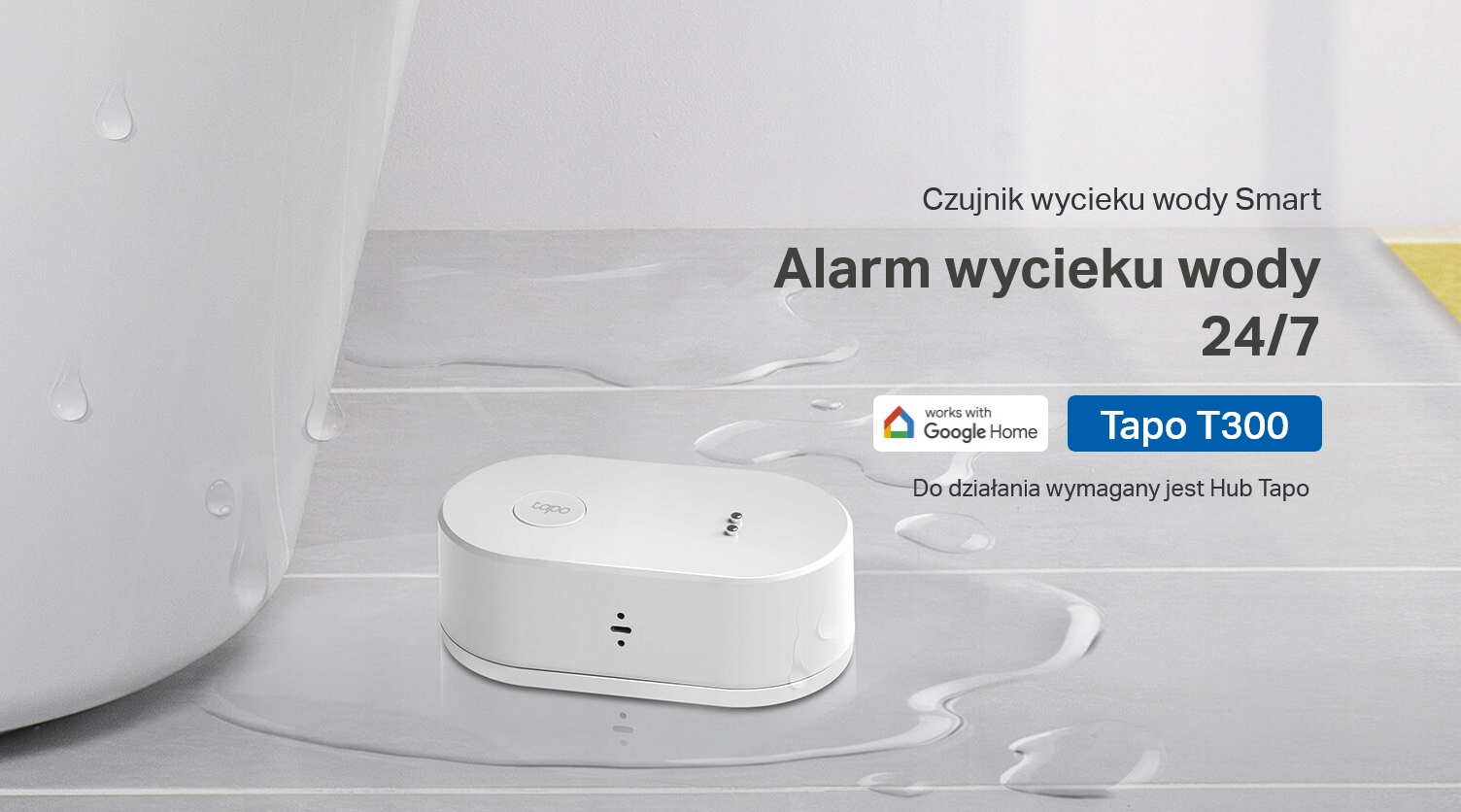 Vandens nuotėkio jutiklis tp-link tapo t300
