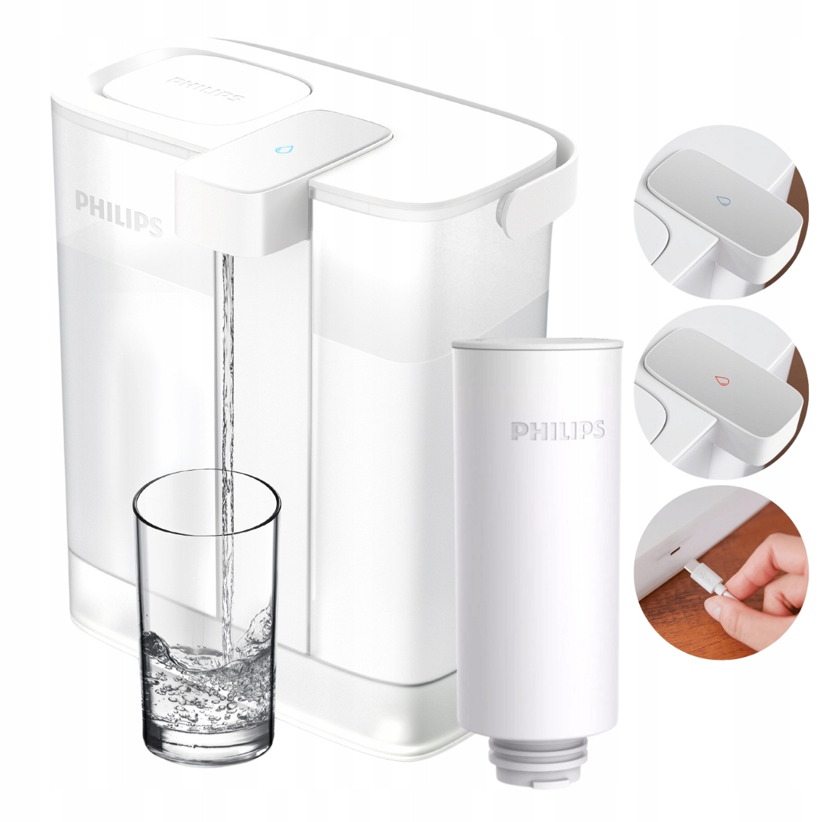 Philips awp2980wh/58 greitasis vandens filtras