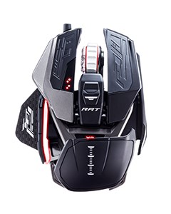 Belaidė pelė mad catz r.a.t. x3 black (mr05dcinbl001-0)