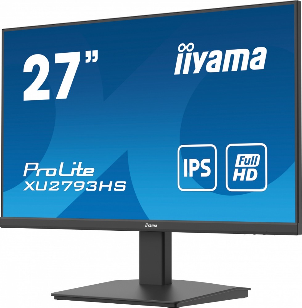 Monitorius ekranas iiyama 27'' ultra plonas ips skydelis 16:9 1ms 100hz 250cd/m² 1920x1080 1xhdmi 1xdisplayport garsiakalbiai 2 x 2w + ausinės tco