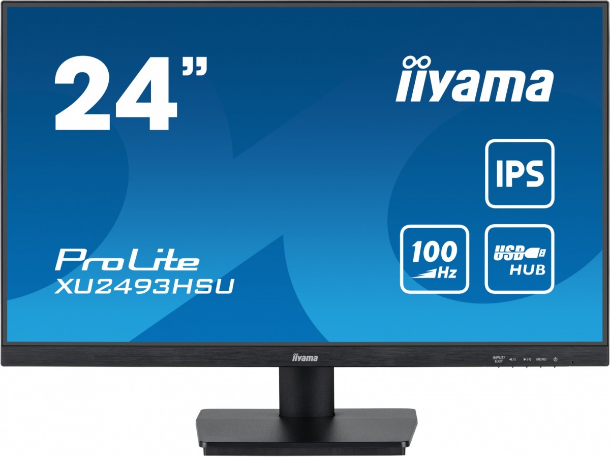 Monitorius iiyama prolite xu2493hsu-b7 - led monitor - full hd (1080p) - 24