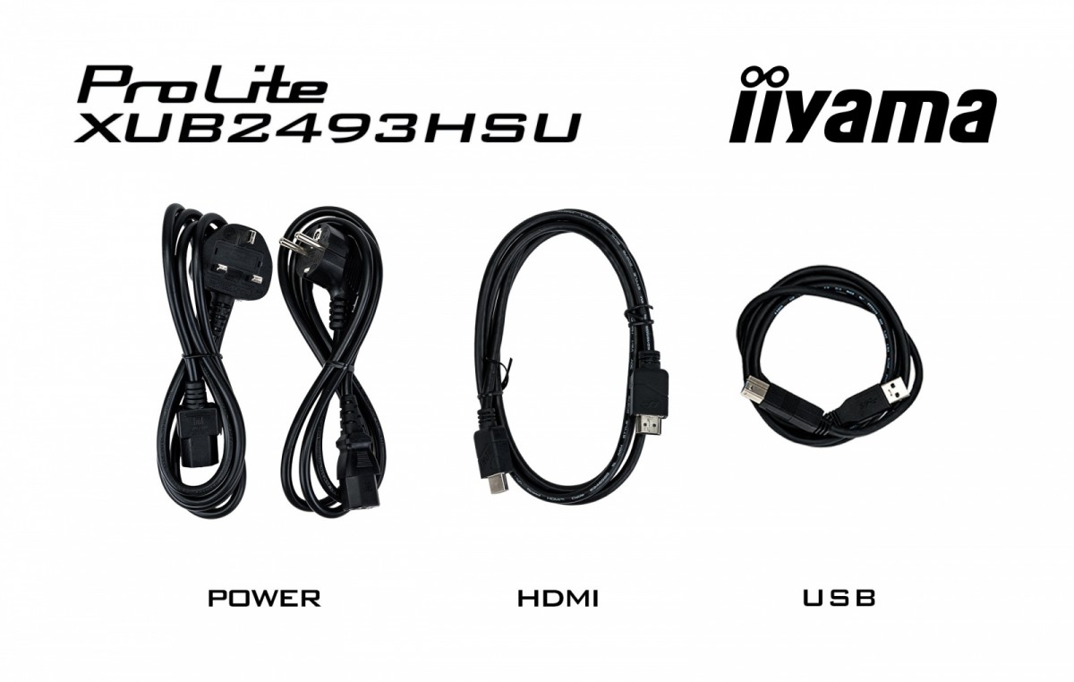 Monitorius led ekranas - iiyama - prolite xub2493hsu-b7 - 24