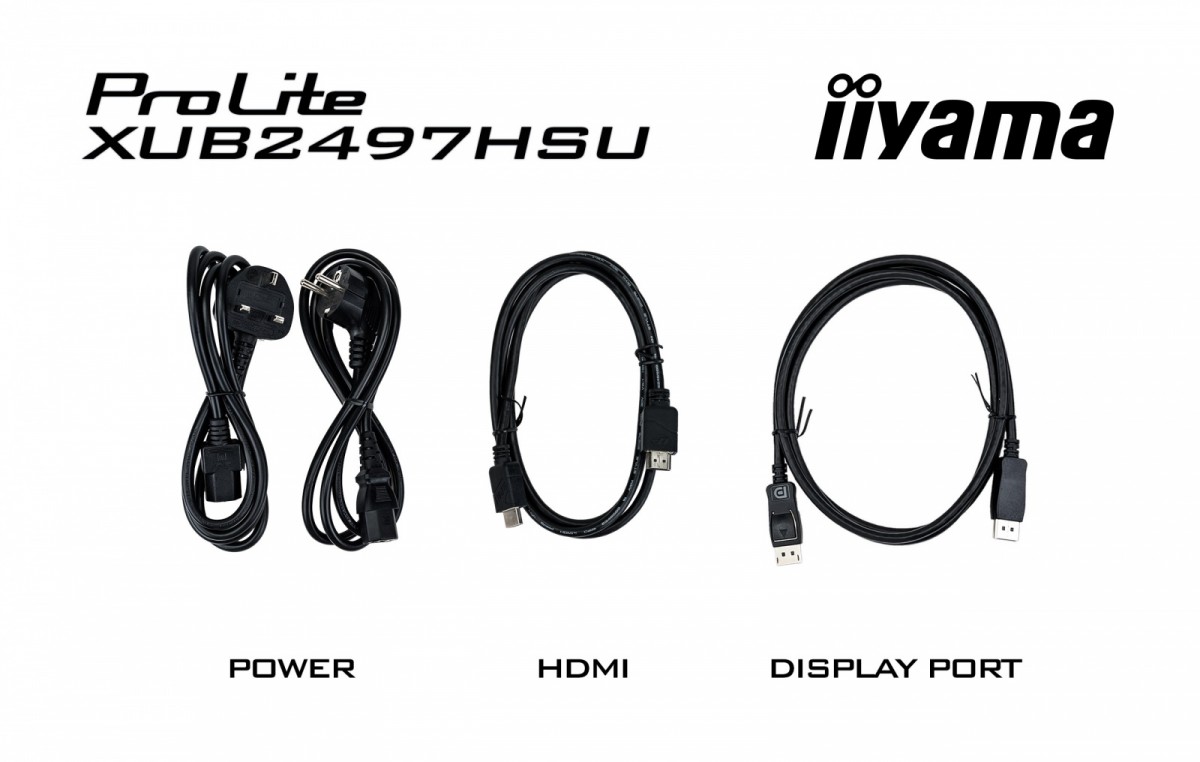 Monitorius iiyama prolite xub2497hsu-w2, 23.8