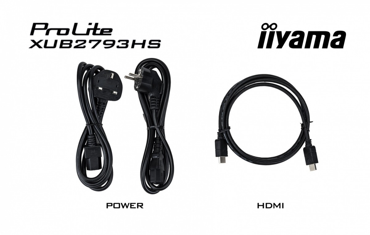 Monitorius led ekranas - iiyama - prolite xub2793hs-b7 - 27