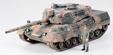 Plastikinis surenkamas modelis tamiya west german leopard a4