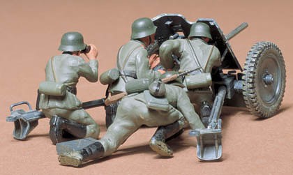 Tamiya - 3.7cm anti-tank gun (pak 35/36), 1/35, 35035