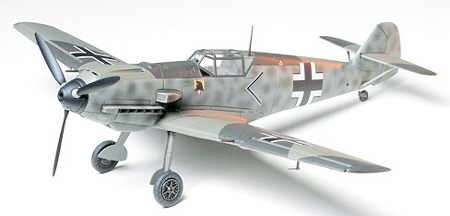 Tamiya - messerschmitt bf 109e3, 1/48, 61050