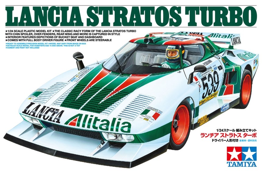 Tamiya - lancia stratos turbo, 1/24, 25210