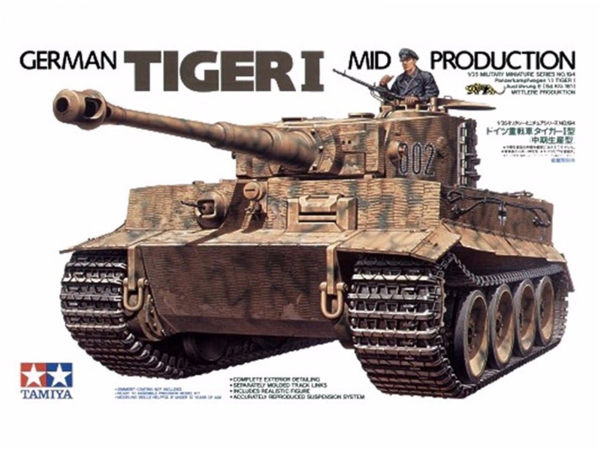 Tamiya - german tiger i mid production, 1/35, 35194