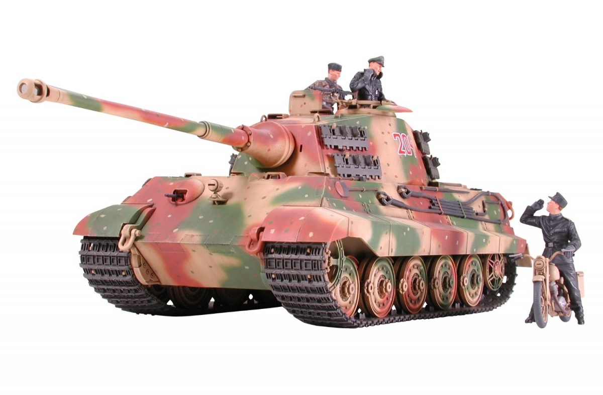 Surenkamas modelis tamiya german king tiger ardennes front