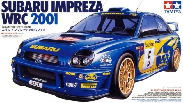 Tamiya - Subaru Impreza Wrc Monte Carlo 2001, 1/24, 24240