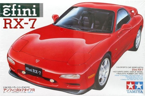 Tamiya - Mazda Efini Rx-7, 1/24, 24110