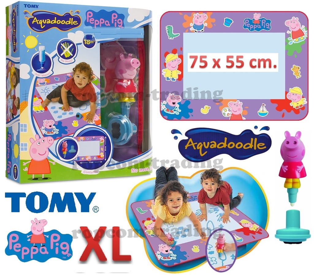 Tapis Aquadoodle Peppa Pig - Markė TOMY - Licencija Peppa Pig - Mergaitėms - Daugiaspalvis