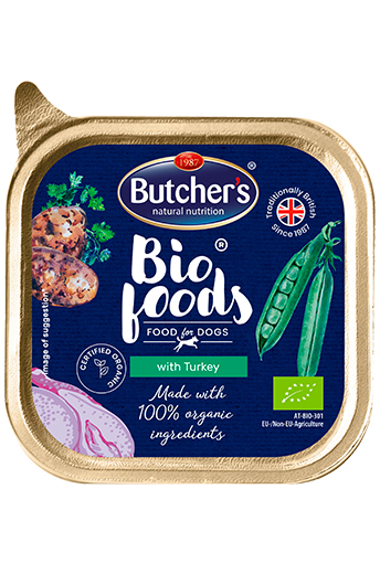 Butcher’s butcher's bio šunų maistas su kalakutiene 150g