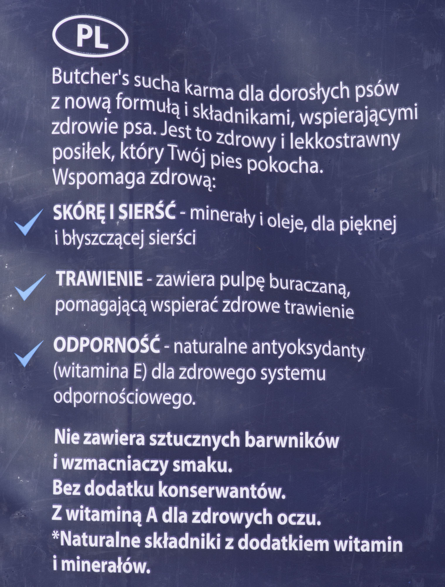 Sausas maistas šunims butcher’s, su jautiena, 15 kg