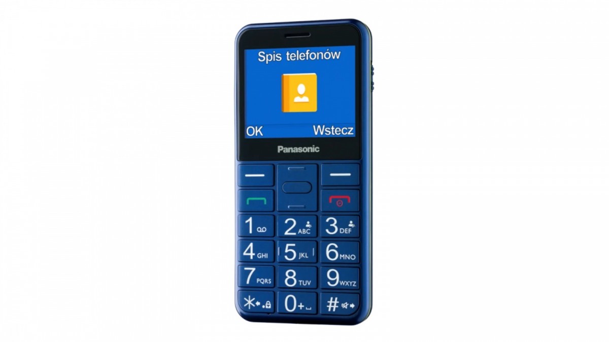 Telefonas panasonic kx-tu155exbn blue