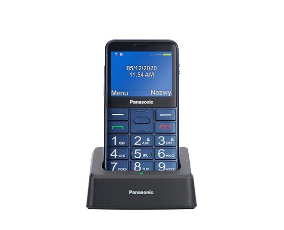 Telefonas panasonic kx-tu155exbn blue