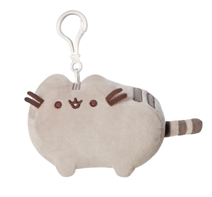 Pliušinis raktų pakabukas pusheen, 14 cm