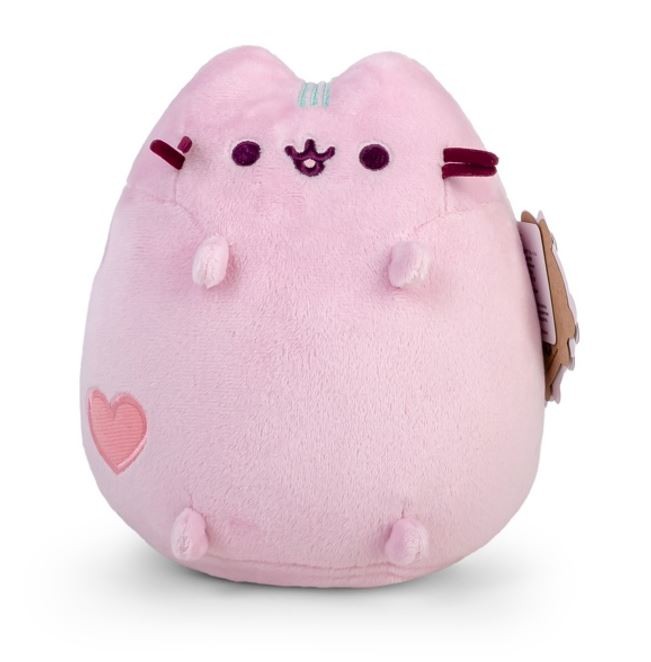Pusheen - pliušinis talismanas 18 cm (pastelinė alyvinė)