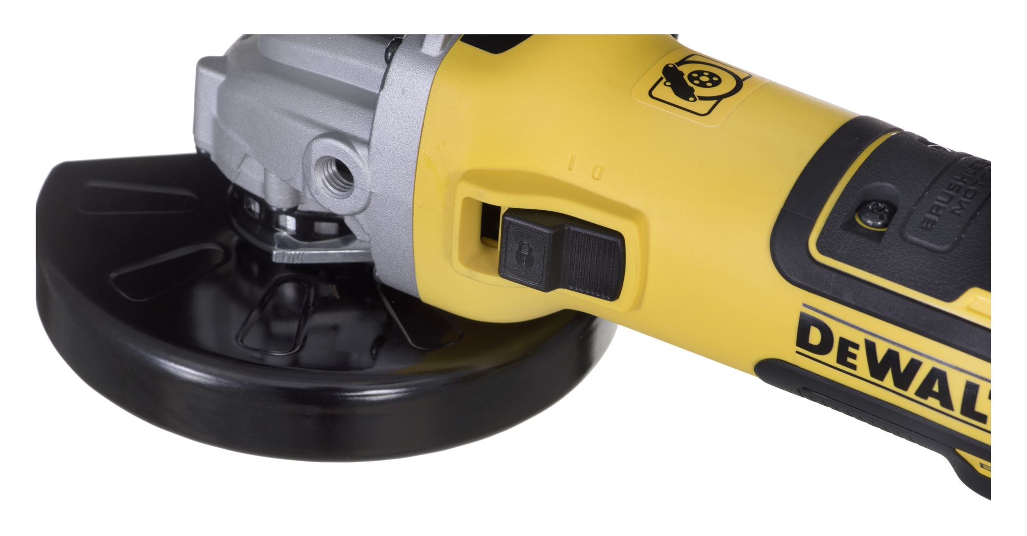 Elektrinis kampinis šlifuoklis DeWalt DWE4357-QS