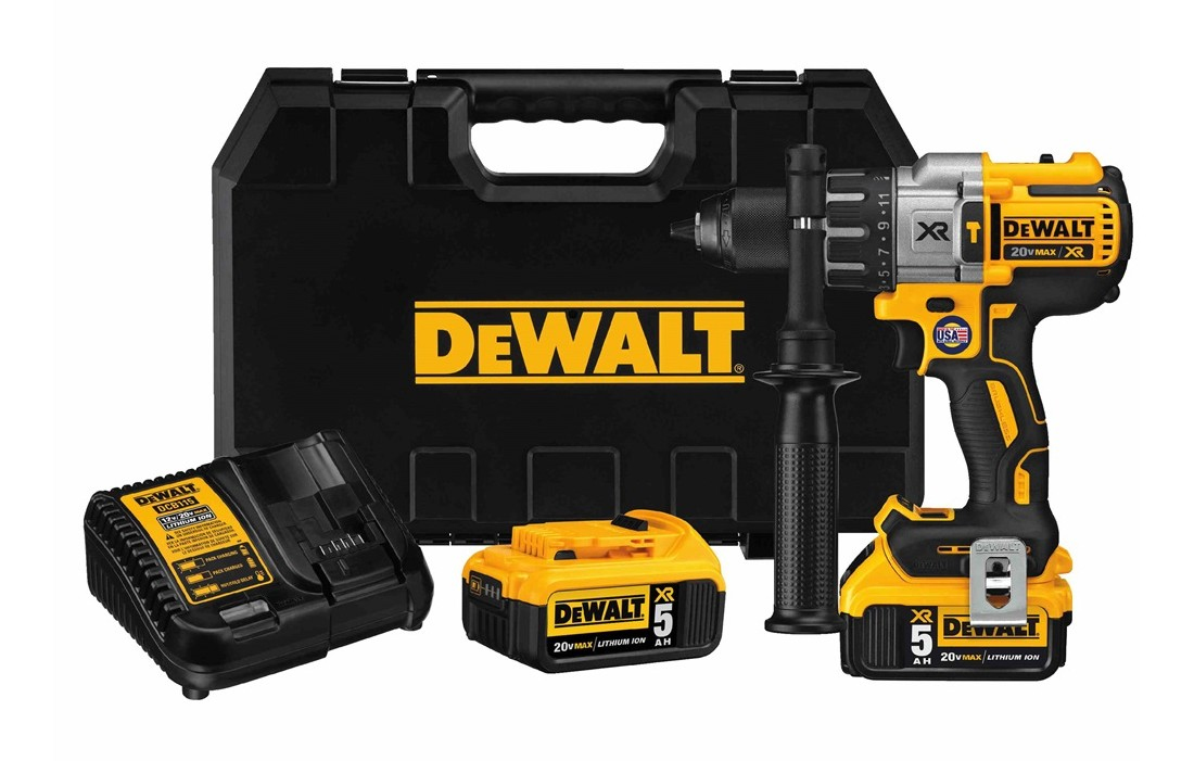 Smūginis suktuvas-gręžtuvas DeWalt DCD996P2-QW; 18 V; 2x5,0 Ah akum.