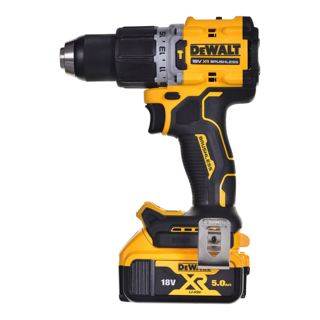 Smūginis gręžtuvas-suktuvas DeWalt DCD805P2T-QW; 18 V; 2x5,0 Ah akum.