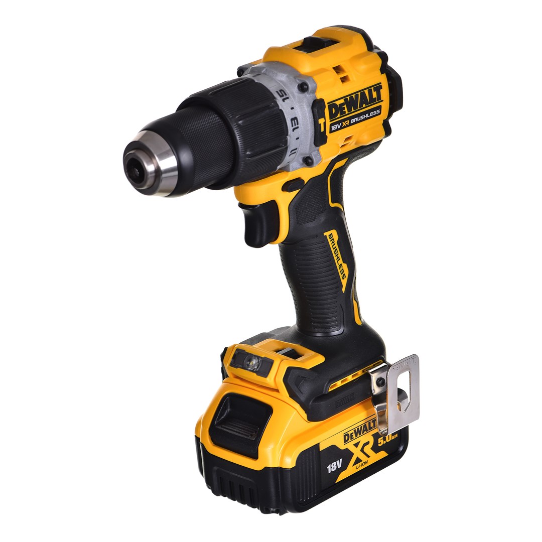 Smūginis gręžtuvas-suktuvas DeWalt DCD805P2T-QW; 18 V; 2x5,0 Ah akum.