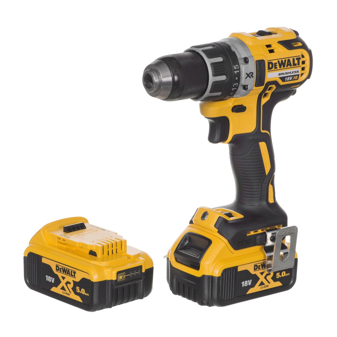 Suktuvas-gręžtuvas DeWalt DCD791P2; 18 V; 2x5,0 Ah akum.
