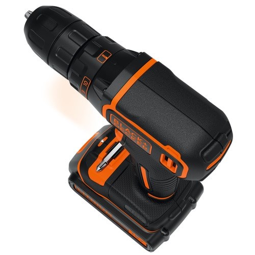 Akumuliatorinis suktuvas – gręžtuvas Black & Decker ,BDCDC18BAFC