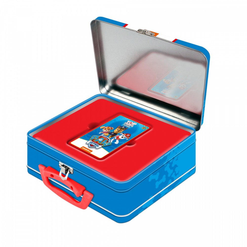 Kortų žaidimas dėžėje šunyčiai patruliai (paw patrol) top trumps