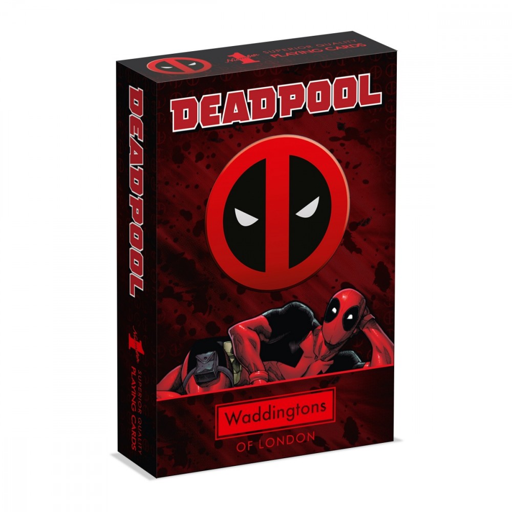 Winning moves deadpool žaidimo kortos waddingtons no.1 (anglų)
