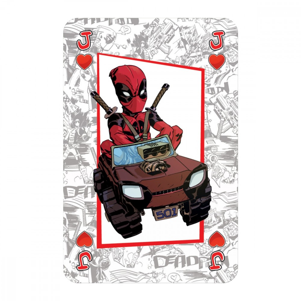 Winning moves deadpool žaidimo kortos waddingtons no.1 (anglų)