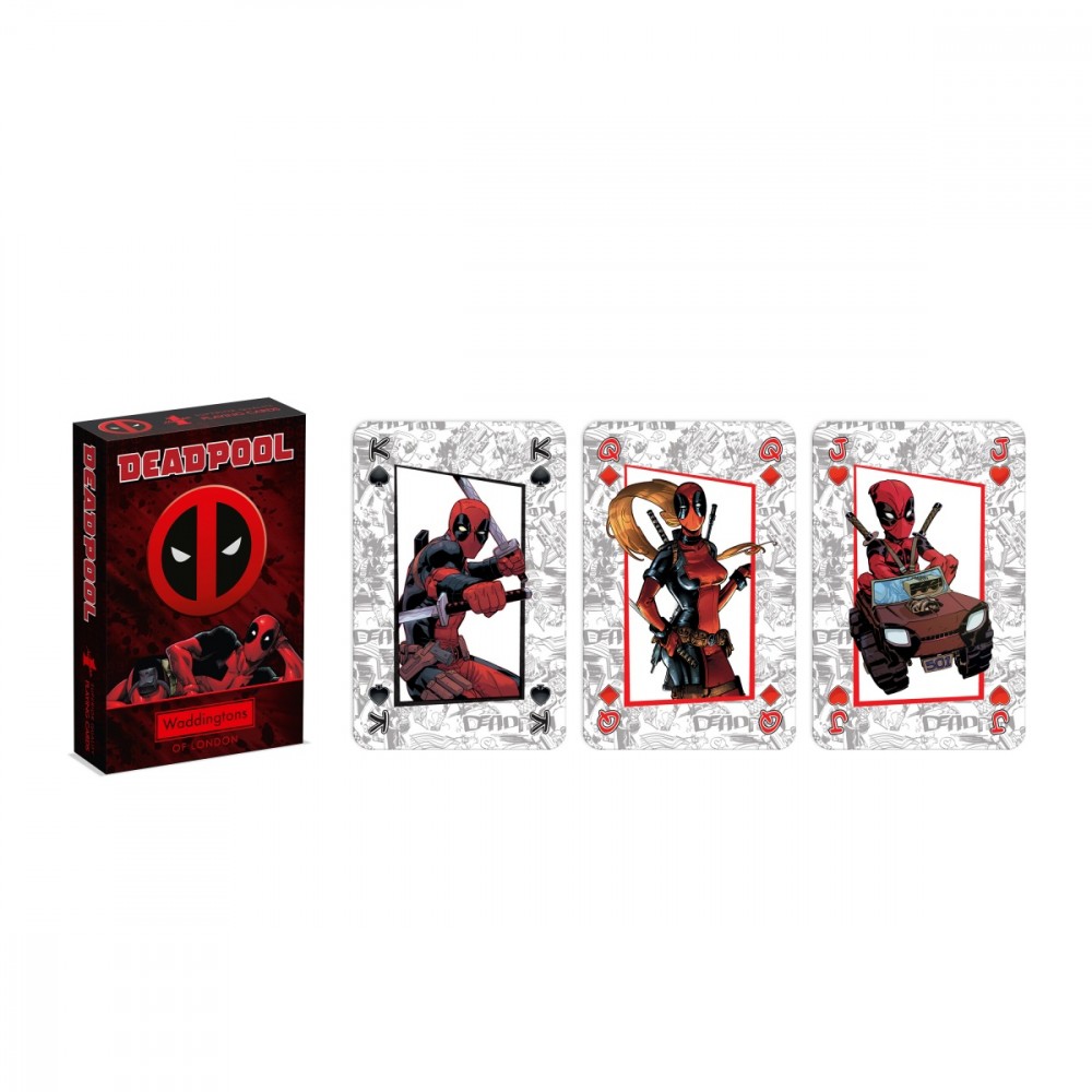 Winning moves deadpool žaidimo kortos waddingtons no.1 (anglų)