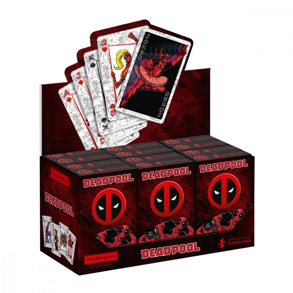 Winning moves deadpool žaidimo kortos waddingtons no.1 (anglų)
