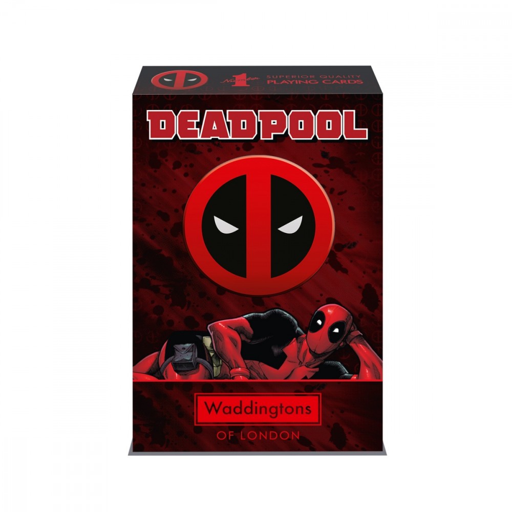 Winning moves deadpool žaidimo kortos waddingtons no.1 (anglų)