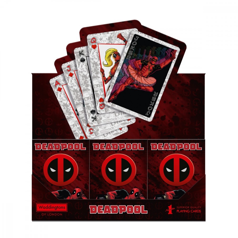 Winning moves deadpool žaidimo kortos waddingtons no.1 (anglų)