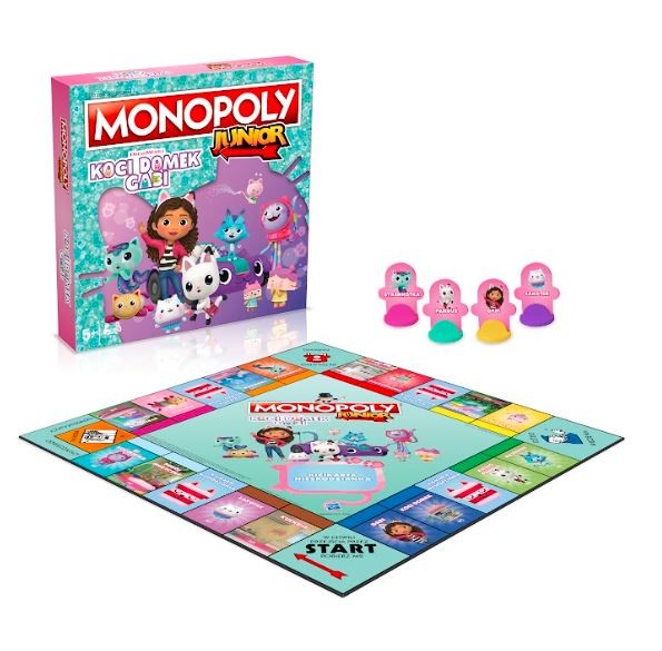 Stalo žaidimas Monopoly Junior Katės namai Gabi Hasbro, PL