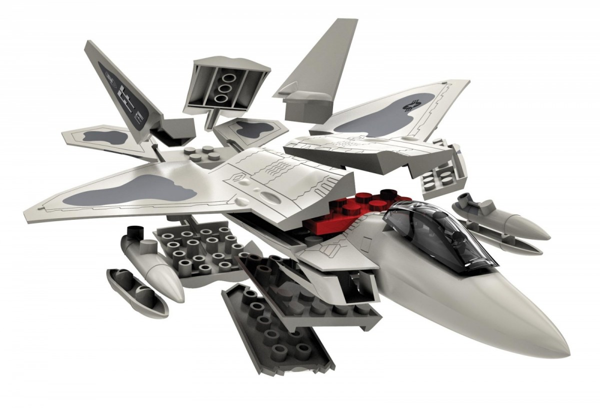 Airfix - quick build f22 raptor, j6005