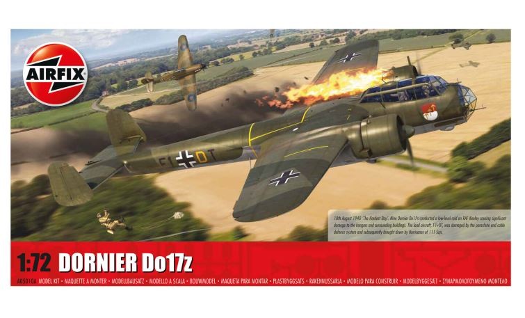Airfix - dornier do17z, 1/72, a05010a