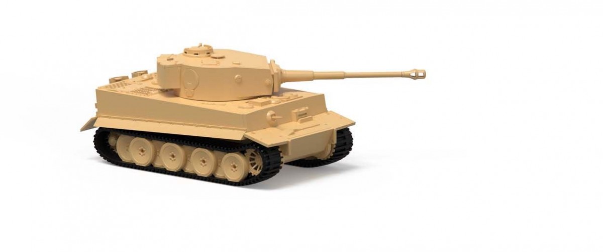 Konstruktorius airfix - tiger i dovanų komplektas, 1/72, 55004
