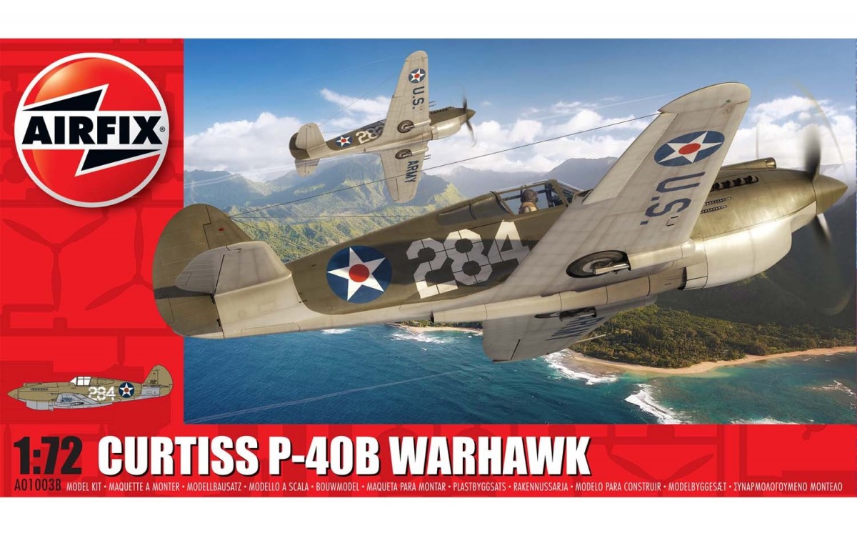 Airfix - curtiss p-40b warhawk, 1/72, 1/72, 01003b