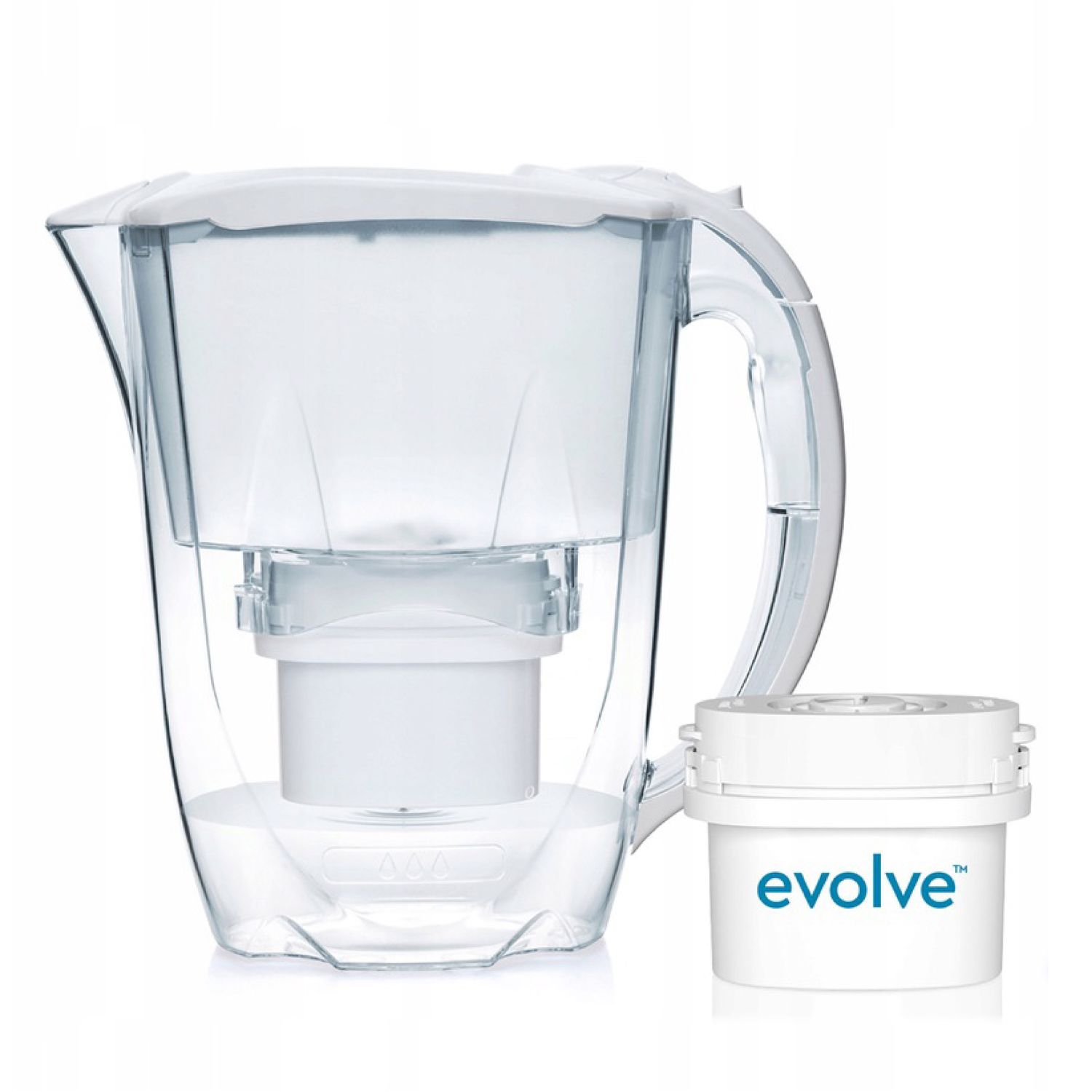 Vandens ąsotis 2.8l ​​+ 60 dienų filtras + 600ml vandens gertuvė