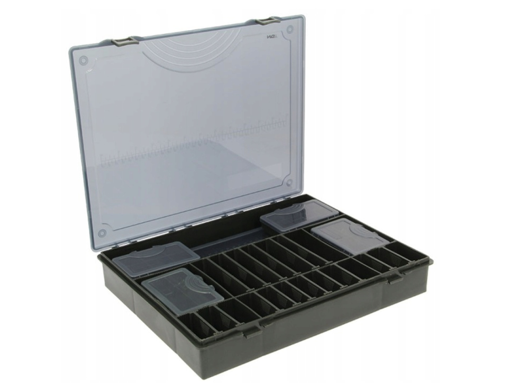 Dėžių komplektas NGT Deluxe Storage 7+1, juodas