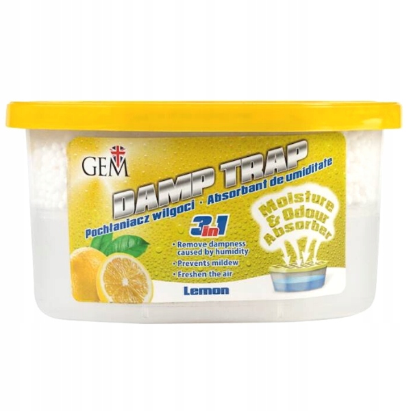 Drėgmės sugėriklis su citrinos kvapo įdėklu, 400ml