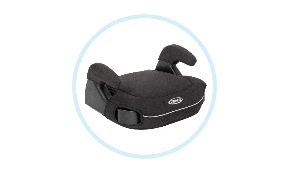 Automobilinė kėdutė/sėdynė graco booster deluxe r129, 22-36 kg, black