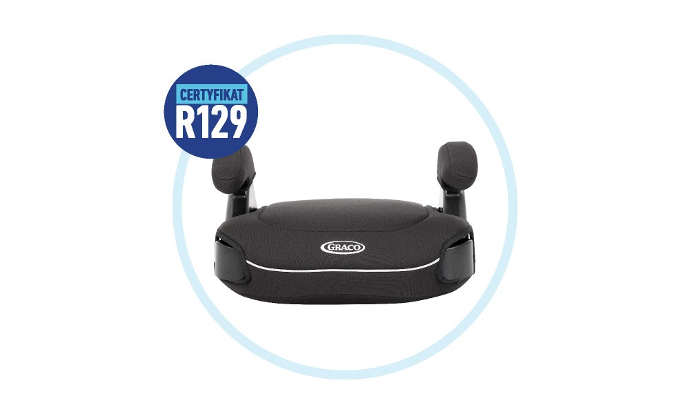 Automobilinė kėdutė/sėdynė graco booster deluxe r129, 22-36 kg, black
