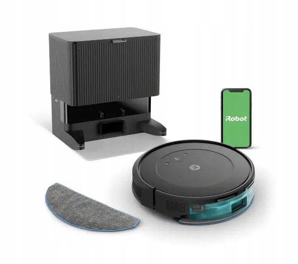 Dulkių siurblys Robotas dulkių siurblys - IROBOT - Roomba Combo® 2 Essential - Veikimo trukmė 120 min - Aukštos efektyvumo filtras - Automatinis ištuštinimas