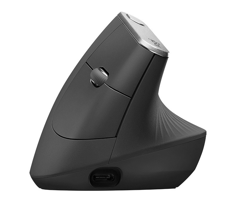 Vertikali pelė logitech mx vertical graphite